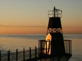 lighthouse at sunset - Portishead
