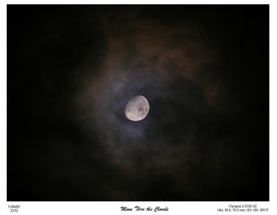 Moon Thru the Clouds