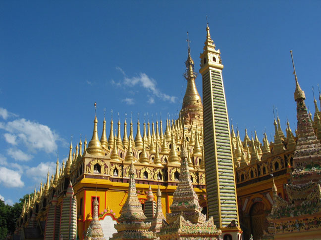 845 smaller stupas under the central stupa.