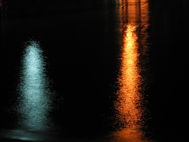 Lights across the river.
