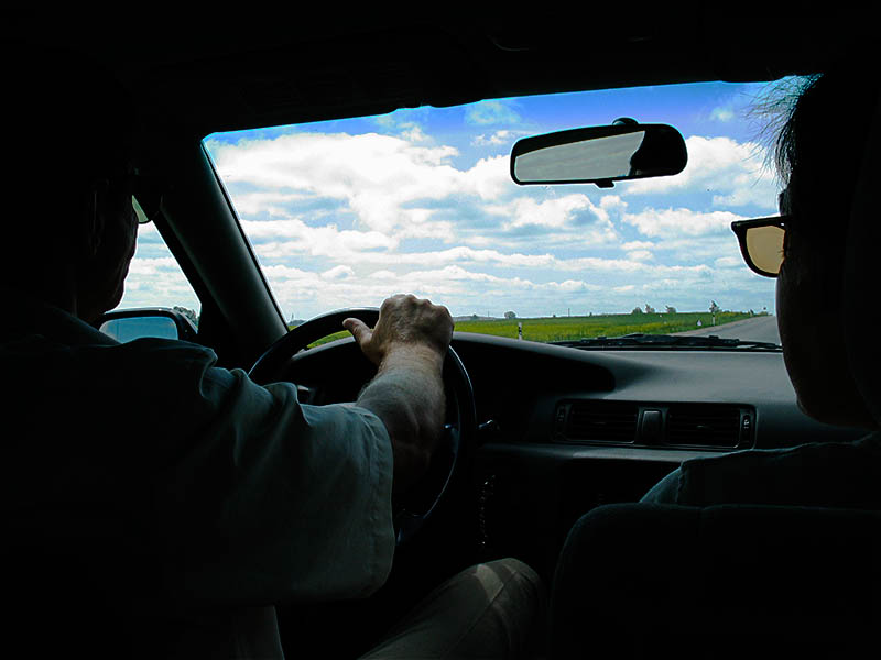 The countryside was flat and looked much like the Transvaal highveld