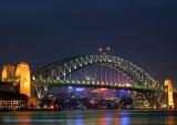 Sydney Harbour Bridge At Night