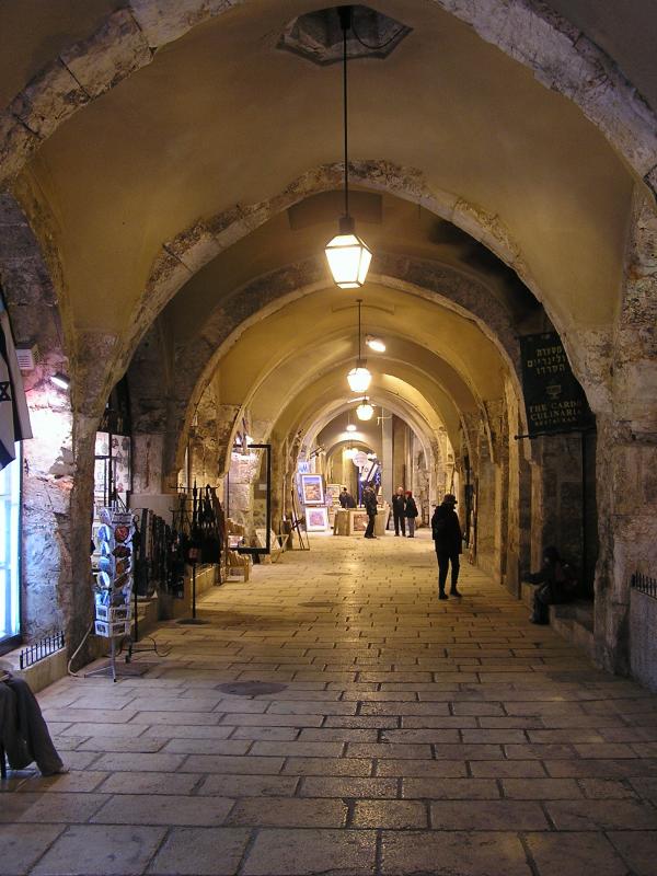 Restored Cardo shops