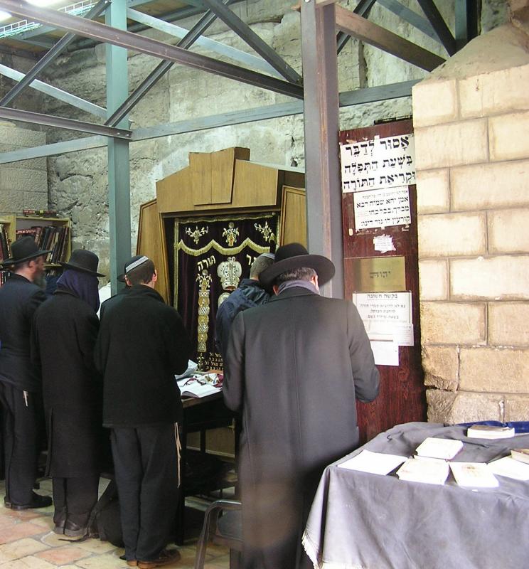 Mens section Western Wall