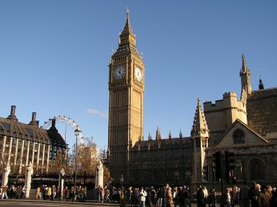 The other side of Big Ben