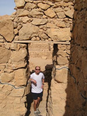 d checking out the ruins of Masada