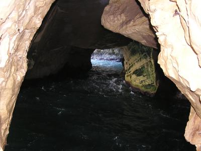 inside the grotto