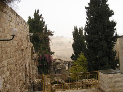 Mount of Olives in Background