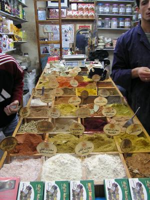 Spices in the Arab shouq