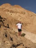 Dave in front of the hills over Wadi David