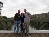 Jordan River shot with tour guide Joram