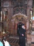 Entrance to the tomb of Jesus