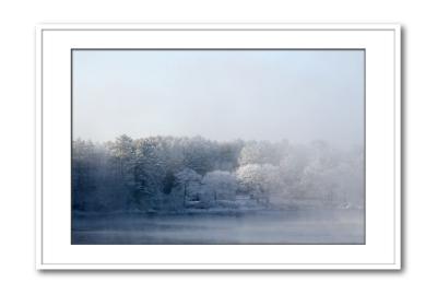 Sheepscot River, Edgecomb, Maine---Brrrrrr, it's COLD! (nature, winter, fog)