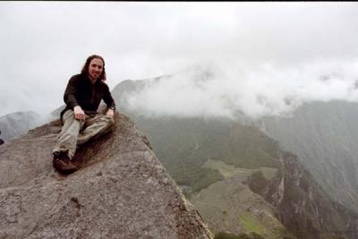Me on Huayna Picchu, looking down on Machu Picchu