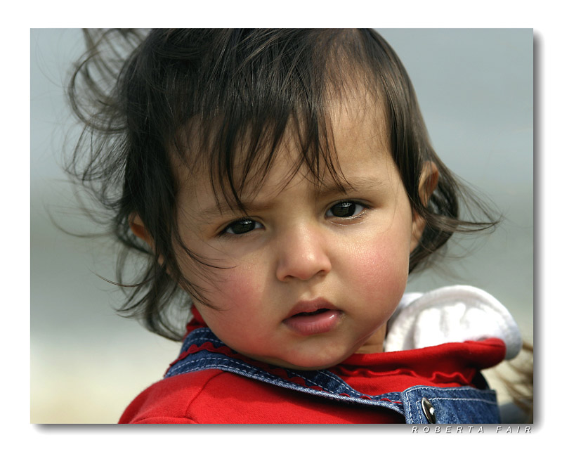 Baby at the Beach by Roberta Fair