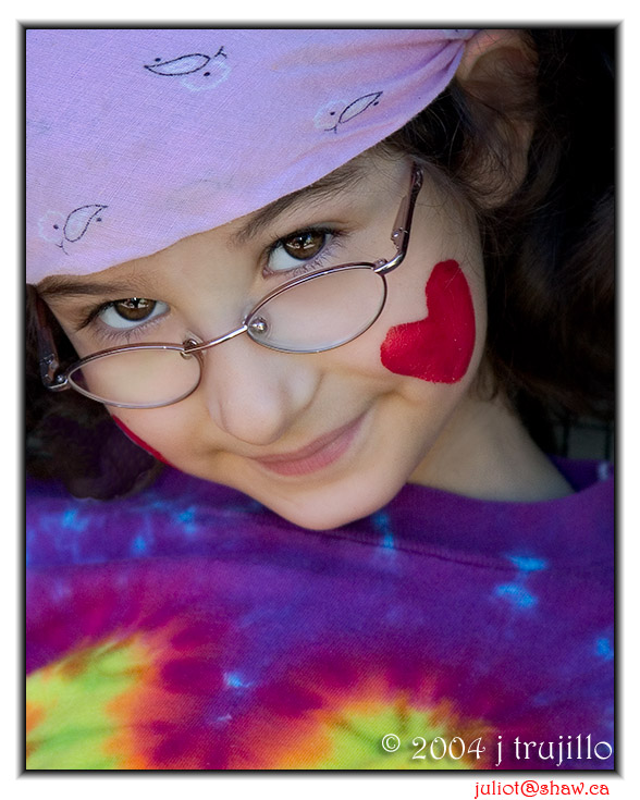 <b>Katja and the Amazing Multicolored Tie-dyed Shirt*</b><br><i>j trujillo</i> <br><b>[ 4th Place ]</b>