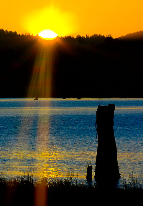 Pitt Lake Sunset*