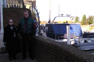 Outside our front door in Sandwich