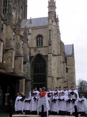 Canterbury Chathedral and choir