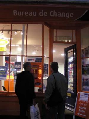 Canterbury - the exchange rate is WHAT?