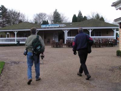Racing to the gift shop at Howletts