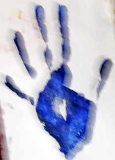 hand painting, blurred by accident!