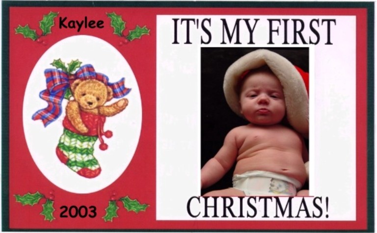 Kaylees first Christmas