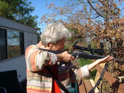 Mom shooting the .270