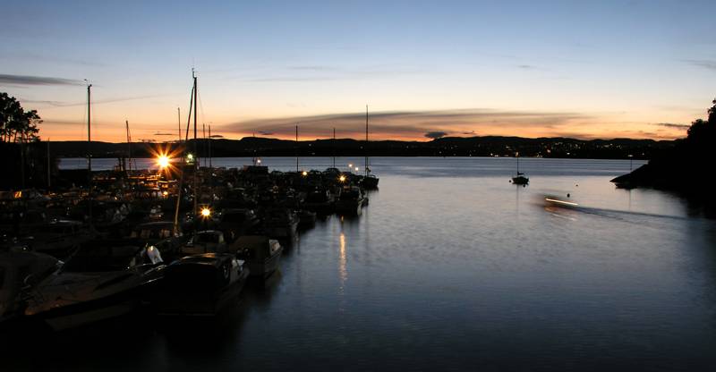 Oslofjord By Night