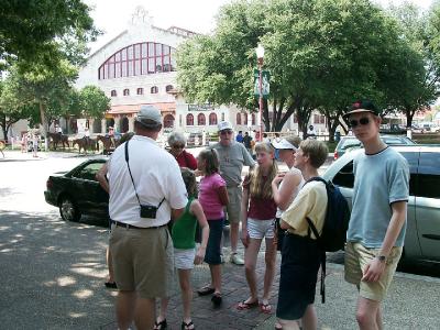 Stockyard, Fort Worth - with the Haven family