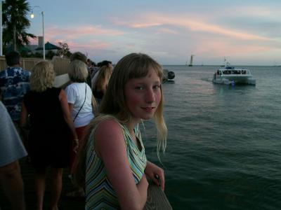 Sunset in Key West, Anne