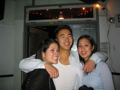 Lis, Albert the b-day boy, and Cin