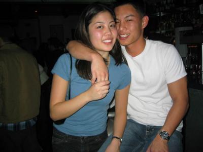 Tina and Bruce at the end of the night