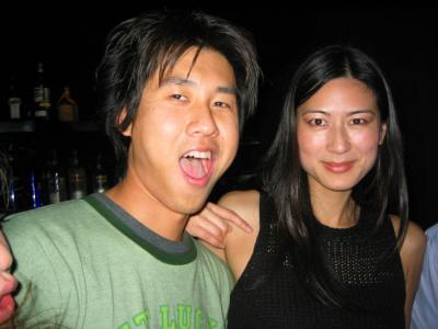 Pang and Joyce... happy b-day Mike!