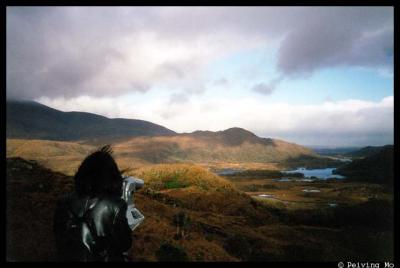 Getting a closer view of the lakes of Killarney