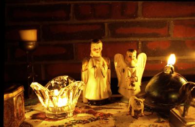 Angels, Candles, and Bulldog