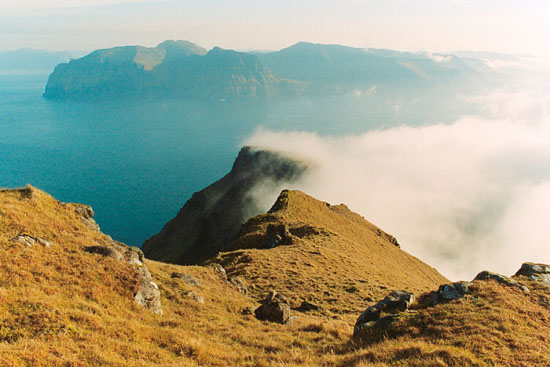 Taken from Mykines. Vagar is the remote island