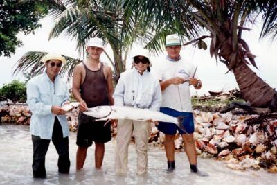 Another one of her  barracudas made excellent coconut fish stew later that night