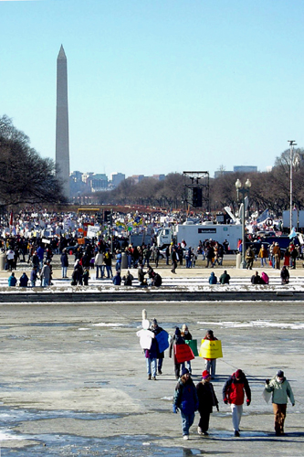 Gathering on the Mall