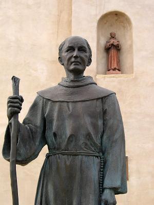 Statue, Mission San Gabriel