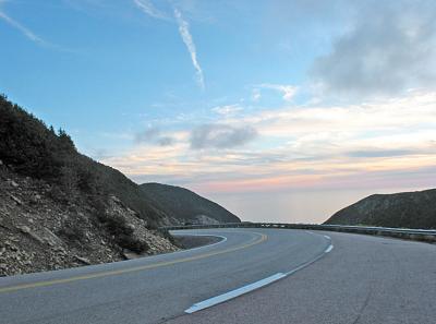 Cabot Trail first built in 1932 but paving did not begin until 1958