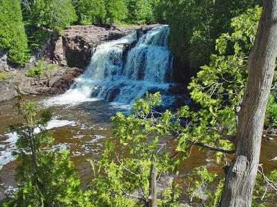 Middle Falls of the Gooseberry River