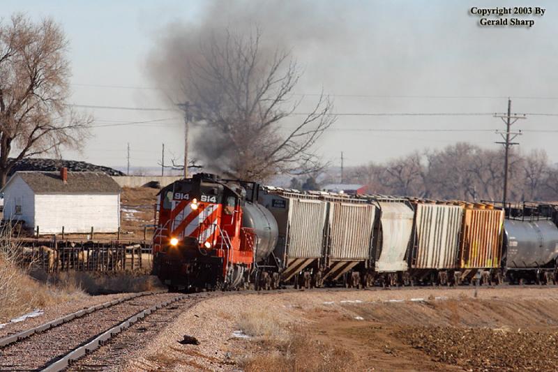 Great Western 914 Near Officers Junction