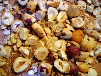 Hazelnuts, coarsely chopped