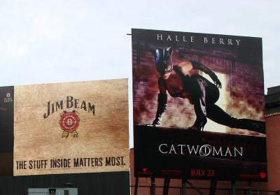 Catwoman & Jim Beam at West Broadway &  Broome