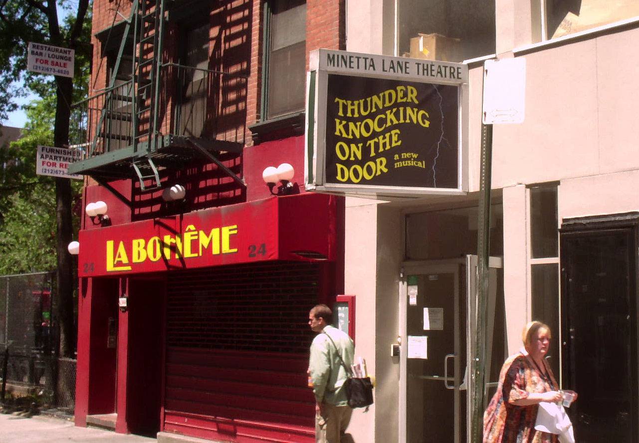 Thunder Knocking on the Door at the Minetta Lane Theater