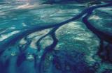 Aldabra lagoon from the air