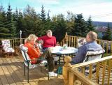 On Pat and Sandras Deck in Dunville, Thanksgiving weekend, 2004