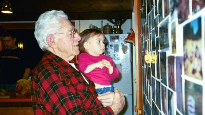 Picture board with Papa