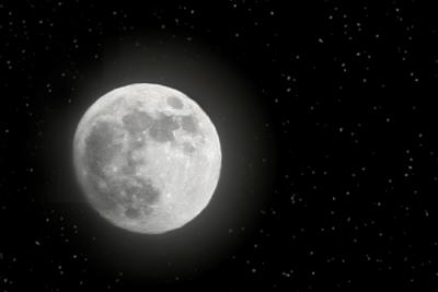 Lunar Circle
This full moon (or nearly full, maybe) may explain why my three boys were acting so weird today. They must be werewolves or something...